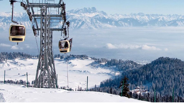 Gulmarg Snow Skiing Kashmir
